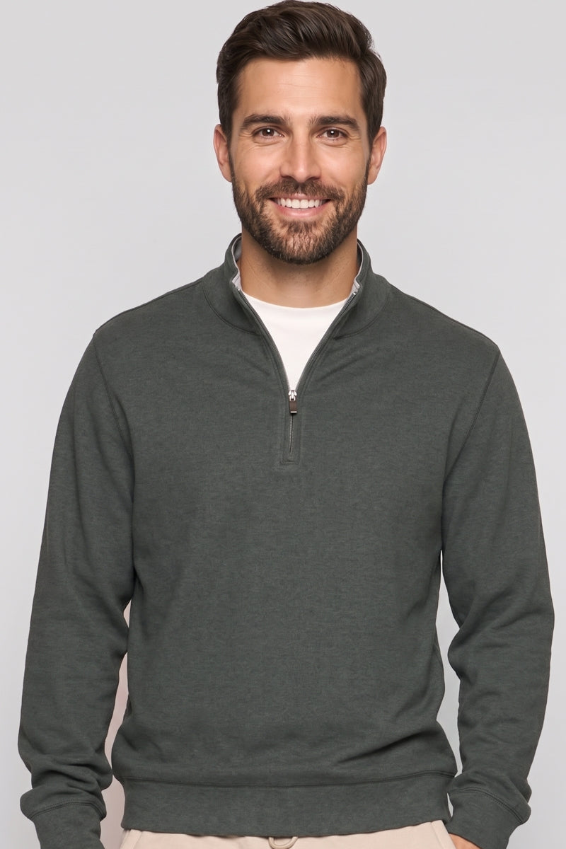 Wholesale,Fundamental Coast, Fundamental Coast Agave Green Soft Qtr Zip, Green, Large-48-TagL