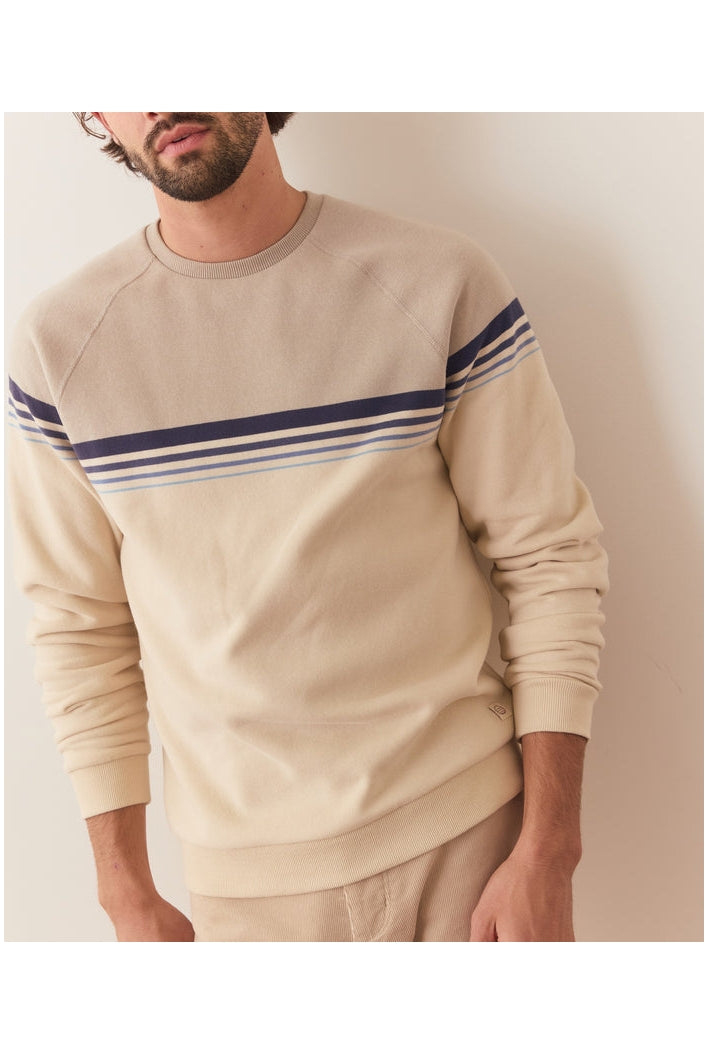 Wholesale,Marine Layer, Marine Layer Stone/Fog Cloud 9 Fleece Sweatshirt, Tan, Small-40-TagSMedium-43-TagMLarge-45-TagL