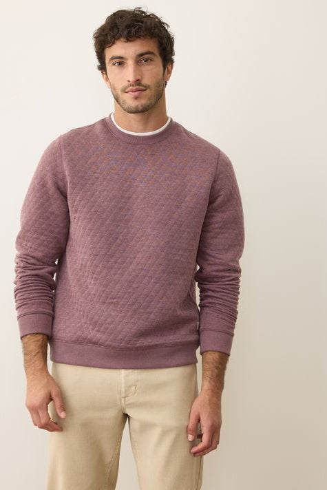 Wholesale,Marine Layer, Marine Layer Plum Corbet Quilted Sweatshirt, Purple, Extra Large-50-TagXL