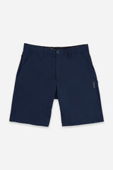 Eubi Navy Blue Golf 9" Shorts with Hidden Drawstrings