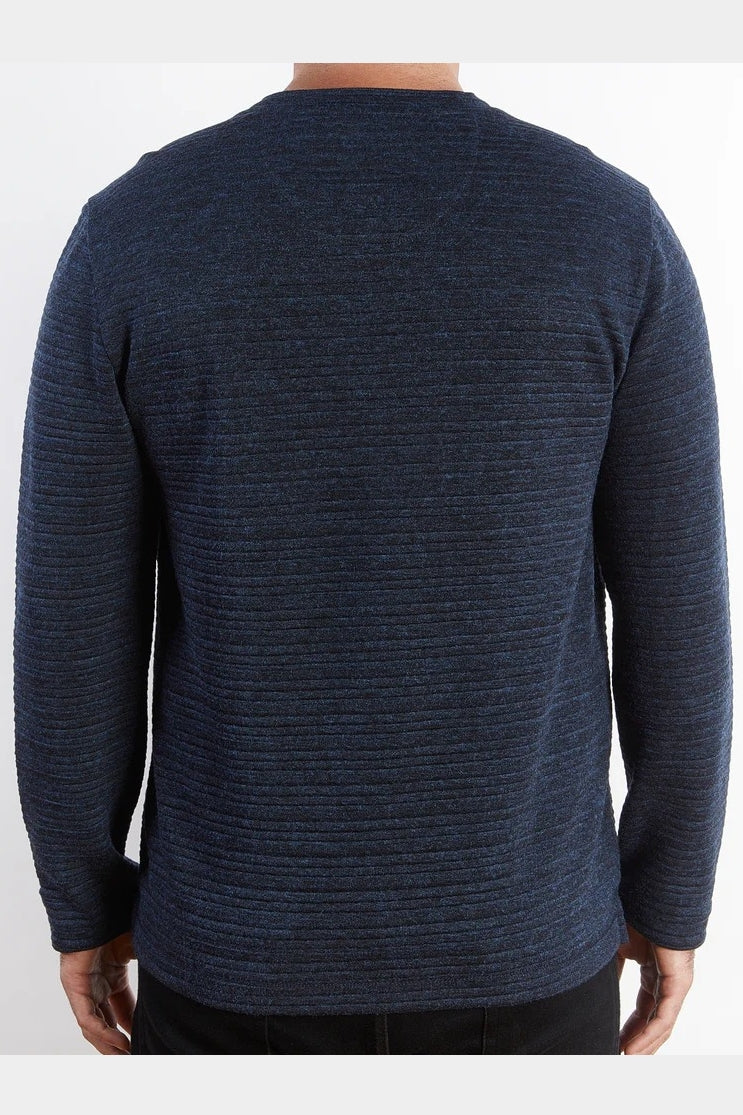 Wholesale,Nicoby Age of Wisdom, Nicoby Age of Wisdom Navy Crinkle Luxe Heathered V-Neck Tee, Blue, Large-45-TagL