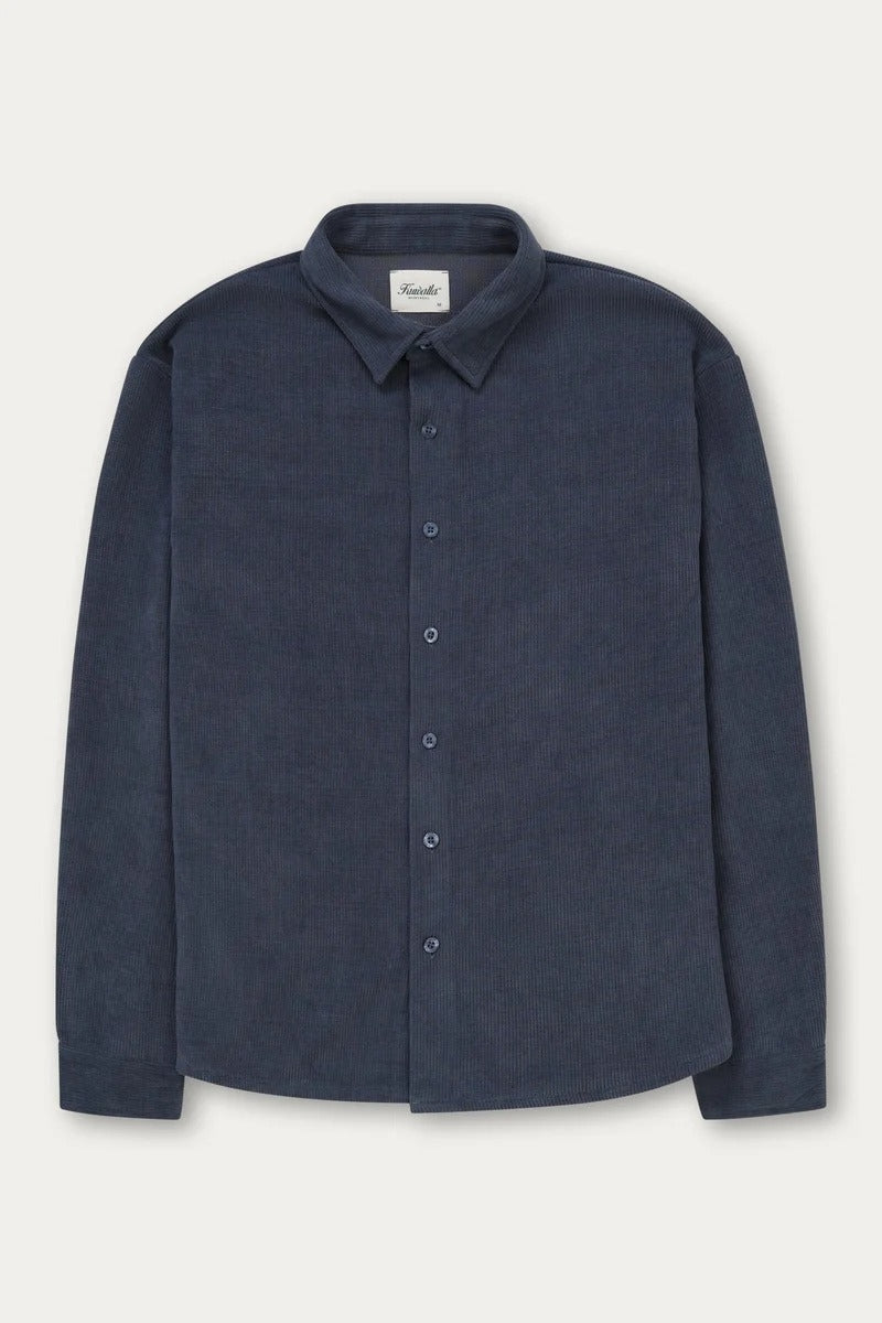 Wholesale,Kuwalla, Kuwalla Dark Blue Textured Chenille Overshirt, Blue, Large-48-TagL