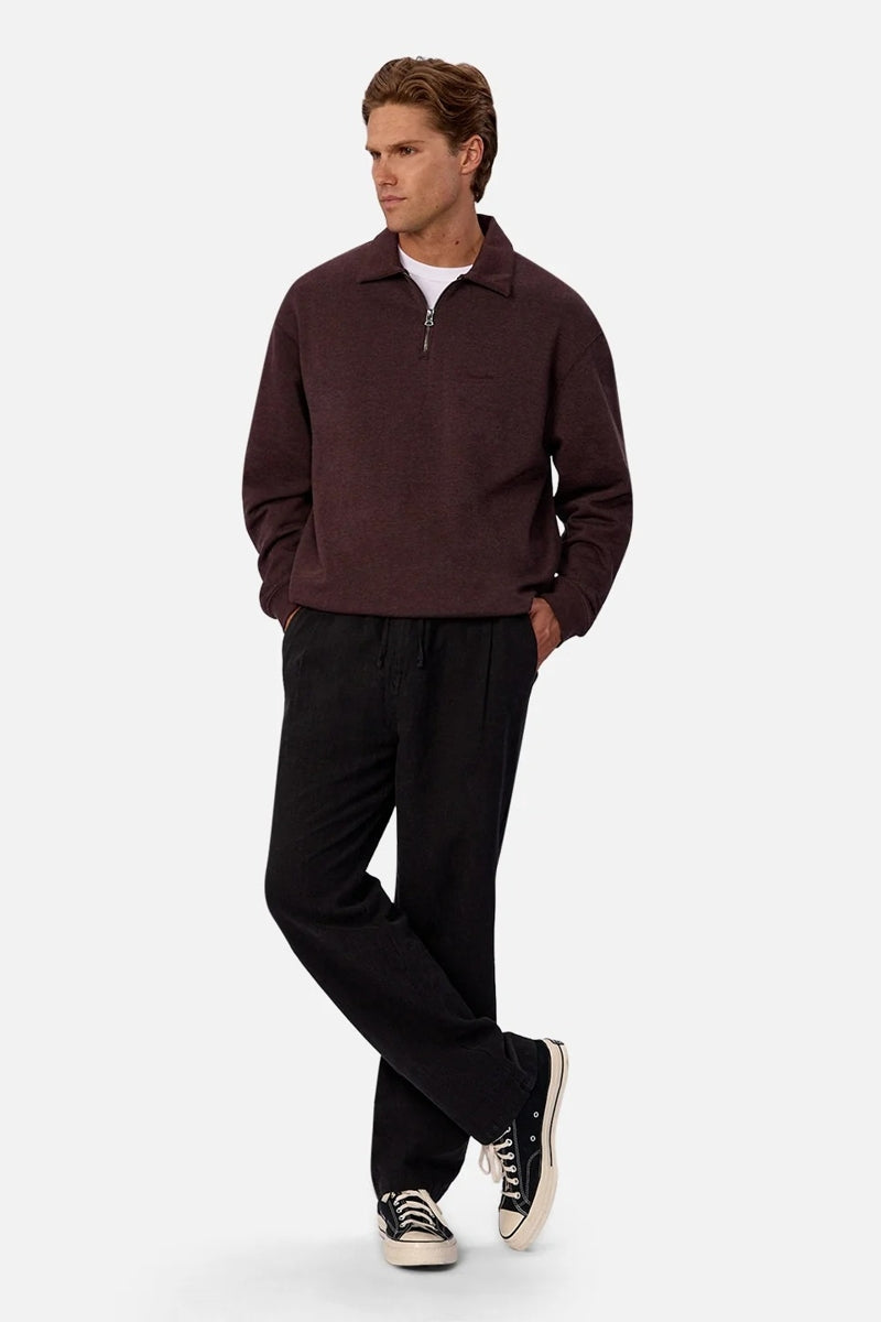 Wholesale,INDUSTRIE AUSTRALIA, INDUSTRIE AUSTRALIA Brown Knit Qtr Zip, Brown, Small-45-TagSMedium-47-TagMLarge-49-TagLExtra Large-51-TagXL