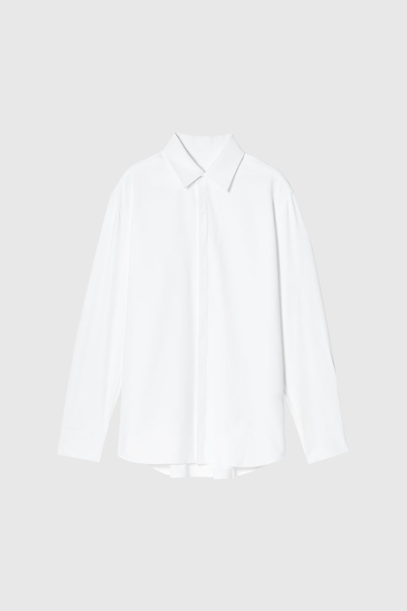 Direct From Brand,FYNE, FYNE White Moisture Absorption Slim Fit Dress Shirt, White, Large-43-TagL