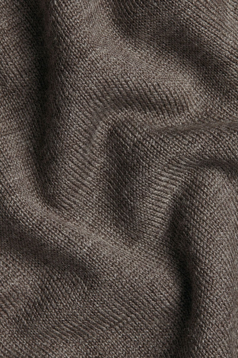Wholesale,Charles Tyrwhitt, Charles Tyrwhitt Mocha Pure Merino Wool Button Neck Pullover, Brown, Extra Large-48-TagXL