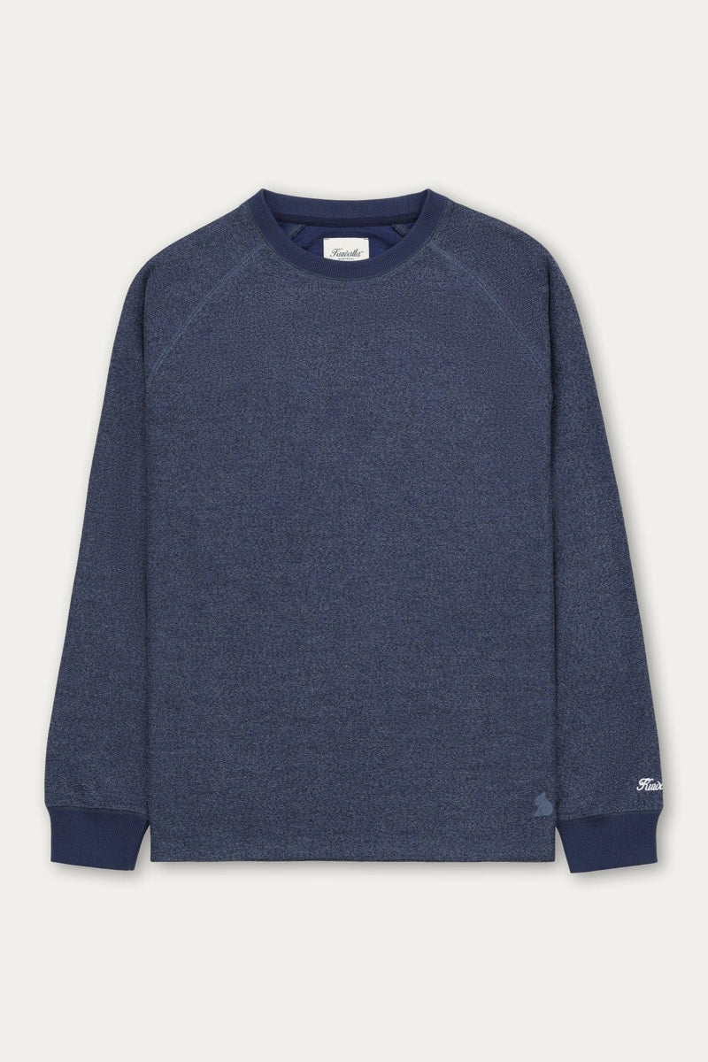 Wholesale,Kuwalla, Kuwalla Navy Textured Marled Thermal Sweater, Blue, Large-47-TagL