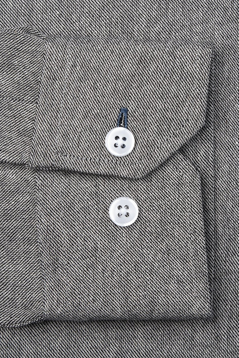 Wholesale,Alynn, Alynn Black Sturdy Twill Brushed Flannel Shirt, Grey, Extra Extra Large-54-TagXXL