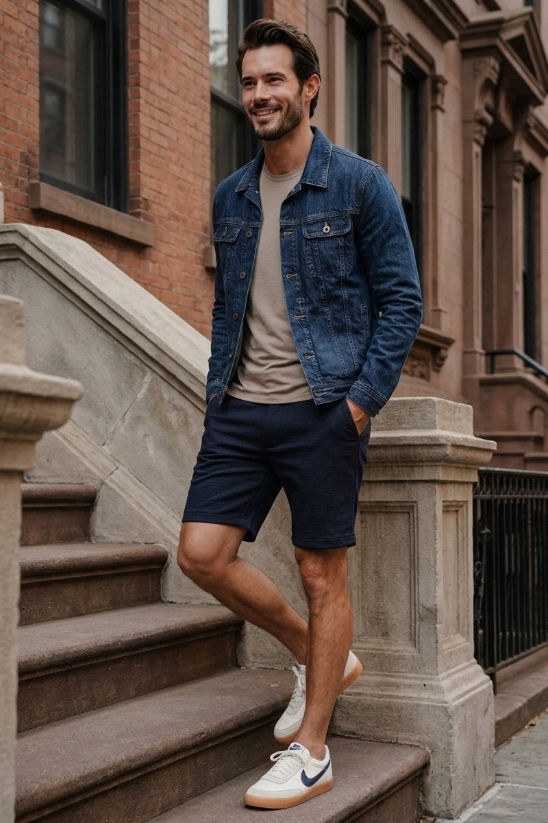 Otrium,Adriano Goldschmied, Adriano Goldschmied Lined Denim Jacket, Blue, Large-44-TagL