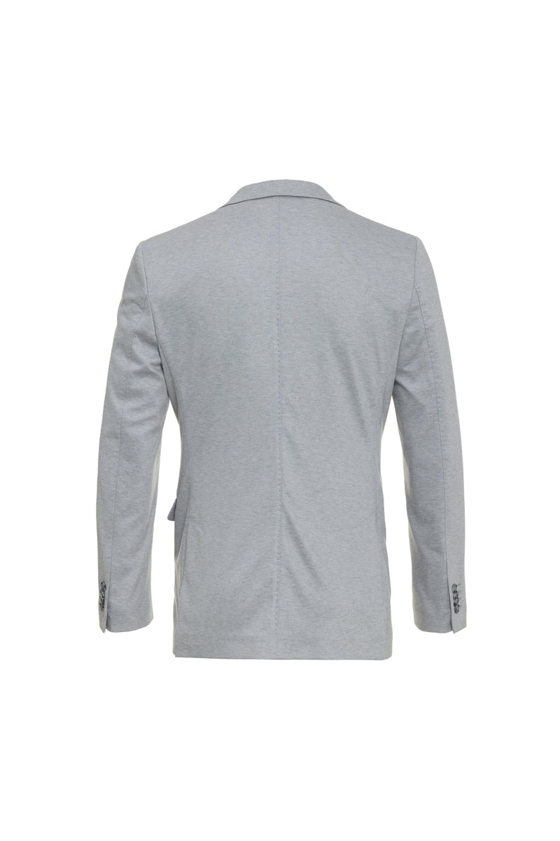 Wholesale,Luchiano Visconti, Luchiano Visconti Grey Double Faced Knit Blazer, Grey, Small-36-Tag36Small-38-Tag38Medium-40-Tag40Large-42-Tag42Large-44-Tag44
