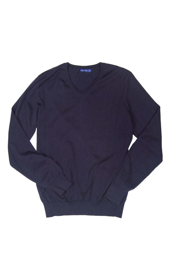 Proper Sport Navy V-Neck Sweater