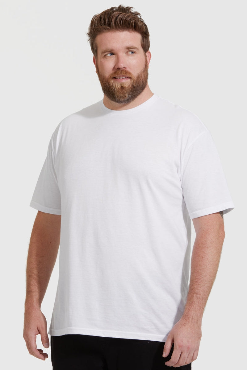 Faire,True Classic, True Classic White Short Sleeve Tee, White, Large-42-TagL