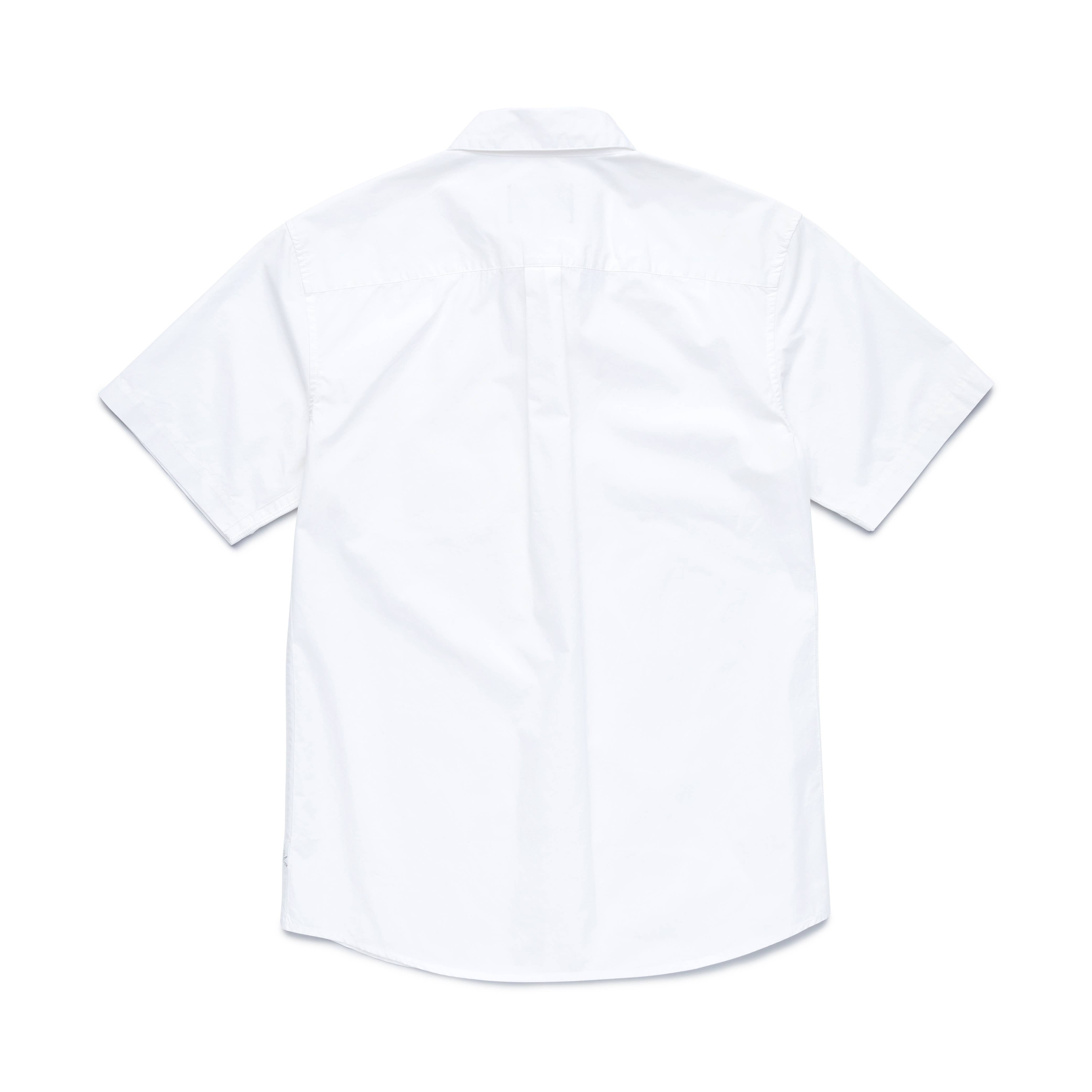 Faire,Surfside Supply, Surfside Supply White Solid Short Sleeve Button Up Shirt With Inset Pocket, White, Large-45-TagL
