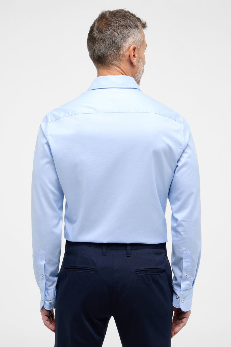 Wholesale,1863 by Eterna, 1863 by Eterna Light Blue Soft Luxury Slim Fit Shirt, Blue, Medium-44-Tag16