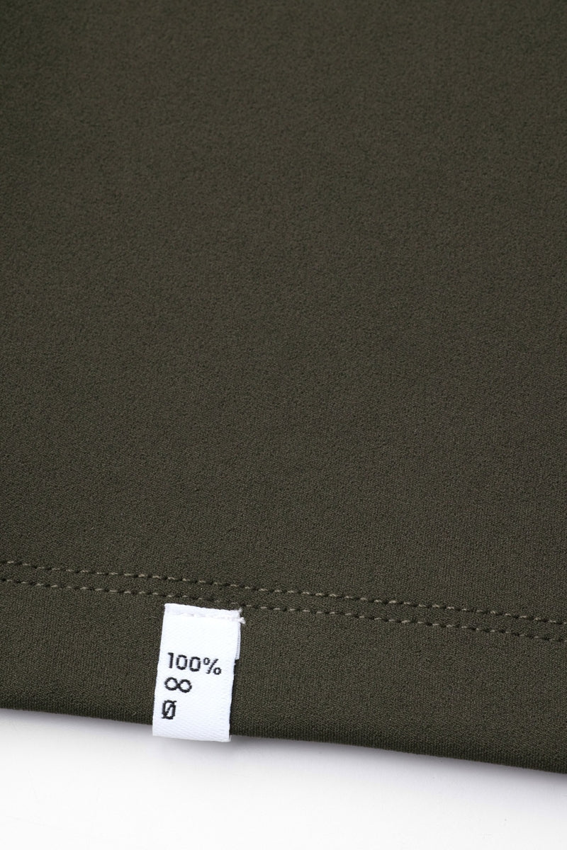 Direct From Brand,FYNE, FYNE Dark Olive Moisture Absorption T-Shirt, Green, Medium-42-TagM