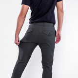 PROFI Dark Grey Viscose Multi-pockets Moisture-wicking Casual Functional Pants