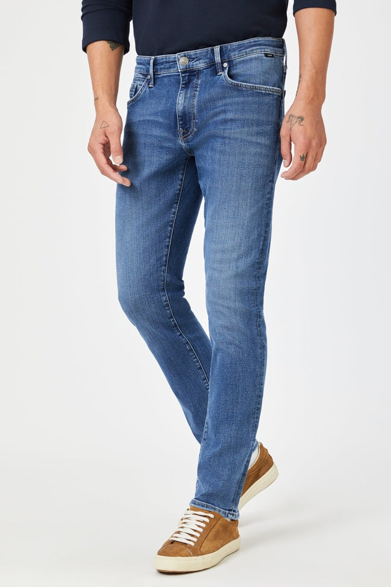 Wholesale,Mavi, Mavi Ocean Organic Vintage Zach Straight Leg Jeans, Blue, 32W-32L-Tag32