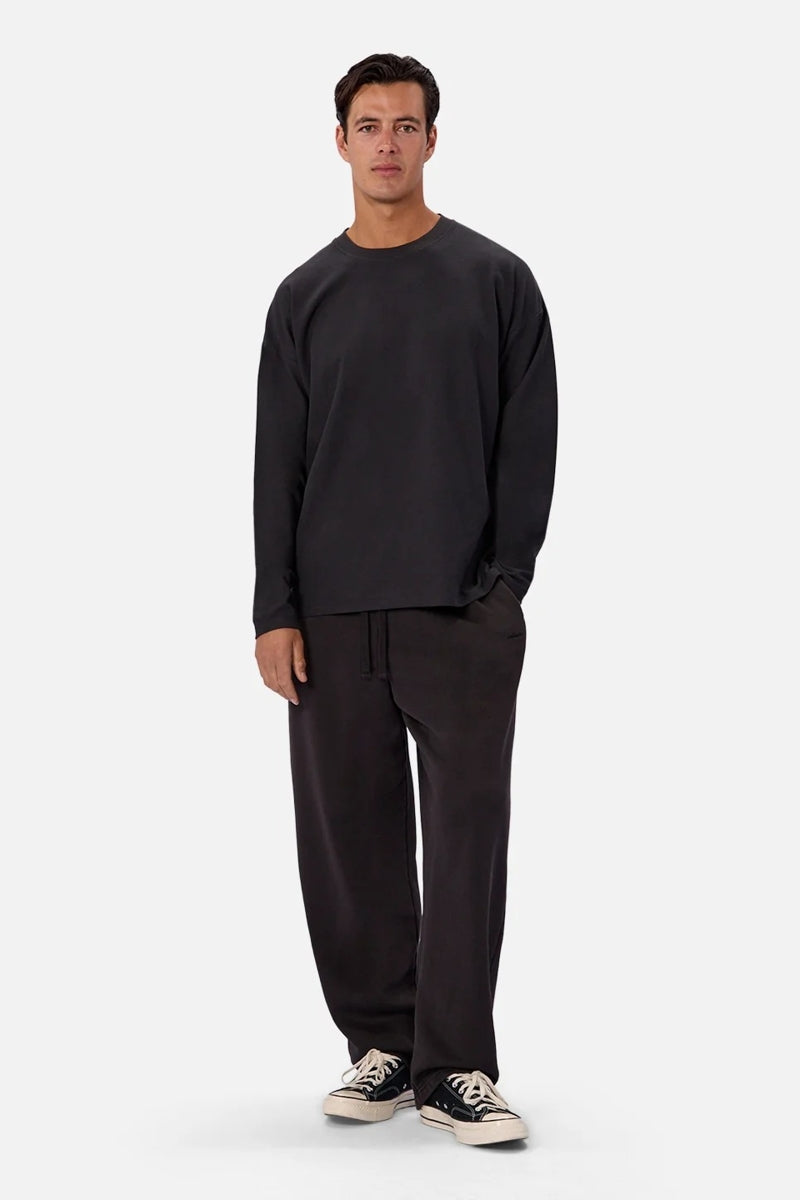 Wholesale,INDUSTRIE AUSTRALIA, INDUSTRIE AUSTRALIA Black Waffle Textured T-Shirt, Black, Medium-46-TagM