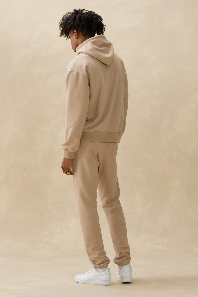 Wholesale,Kuwalla, Kuwalla Taupe Brushed Fleece Hoodie, Tan, Medium-45-TagM