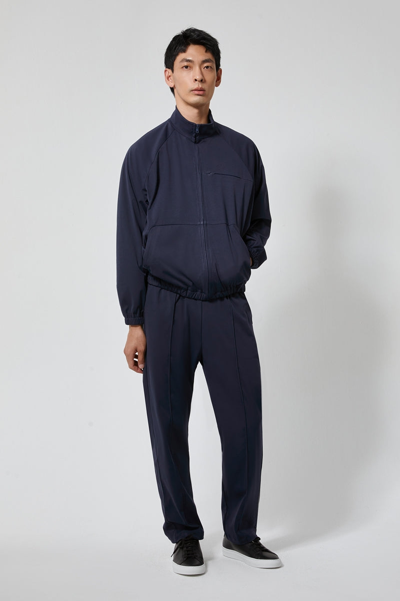 Direct From Brand,FYNE, FYNE Navy Quick Drying Suede Jacket, Blue, Large-58-TagL