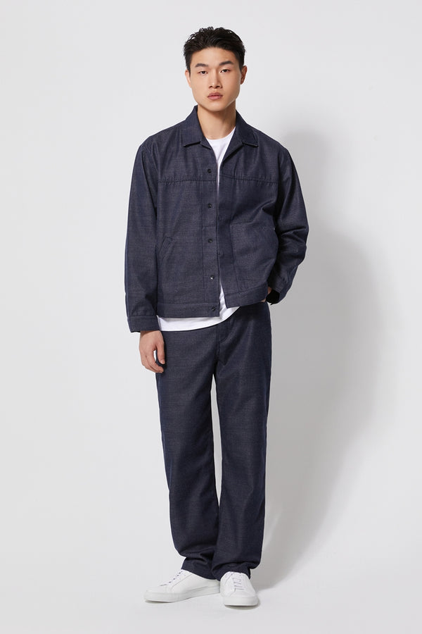 FYNE Navy Temperature Control Denim Jacket