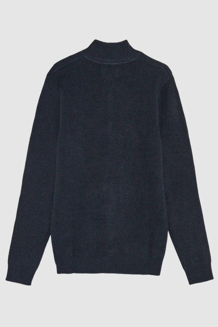 Wholesale,Signal Clothing, Signal Clothing Navy Knit Half Zip Pullover, Blue, Large-46-TagL