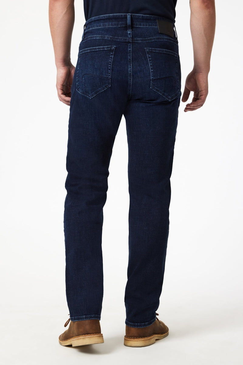 Wholesale,Mavi, Mavi Deep Brushed Feather Blue Zach Straight Leg Jeans, Blue, 40W-30L-Tag40
