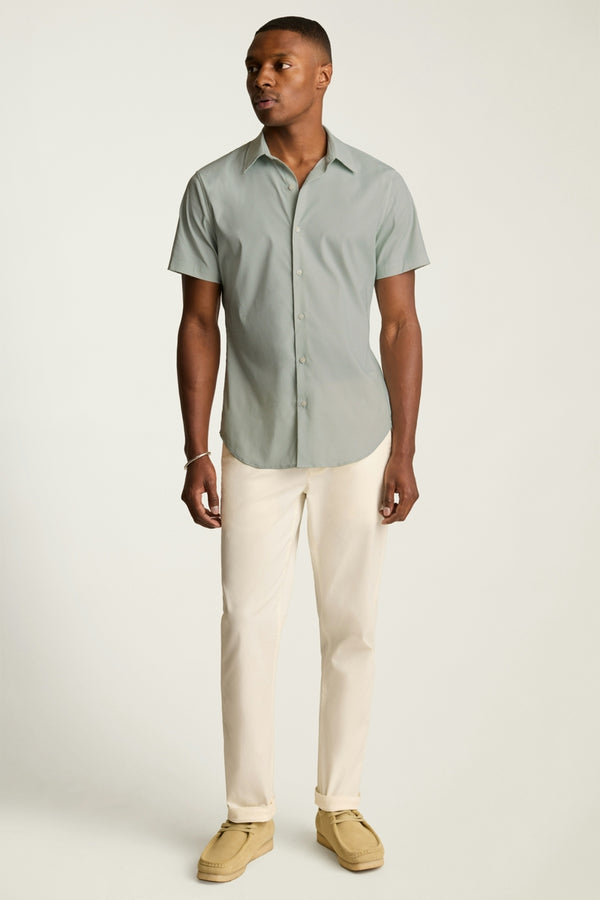 Bonobos Green Geo Print Performance Shirt