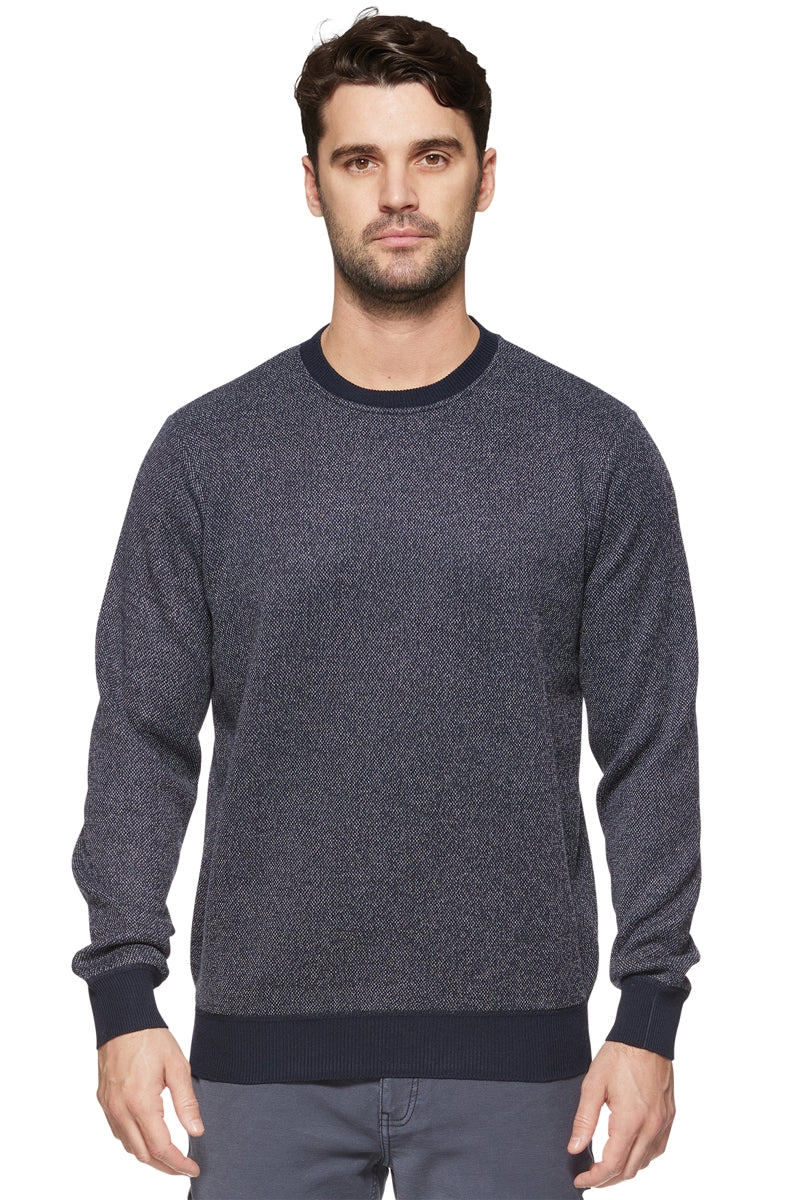 Wholesale,Flag & Anthem, Flag & Anthem Navy Combo Fleece Lined Crewneck, Blue, Large-43-TagL