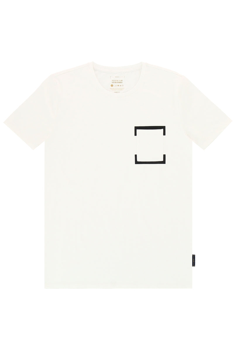 Wholesale,The Shirt Bar, The Shirt Bar White Multi-way Stretch Slim Fit Tee, White, Extra Large-44-TagXL