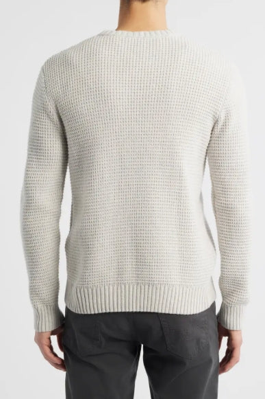 Wholesale,James Campbell, James Campbell Pearl Waffle Knit Sweater, Cream, Extra Extra Large-52-TagXXL