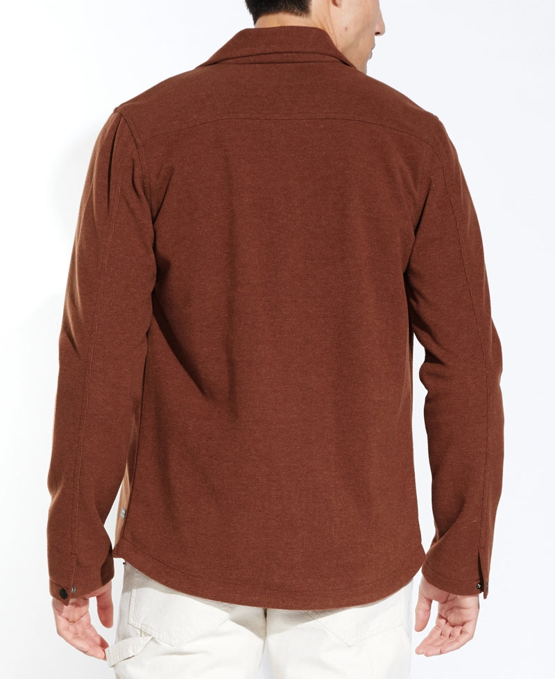 Wholesale,Civil Society, Civil Society Rust Snap Front Knit Shacket, Brown, Small-42-TagS