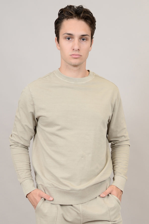 HEDGE Clay French Terry Oversized Crewneck Sweatshirt