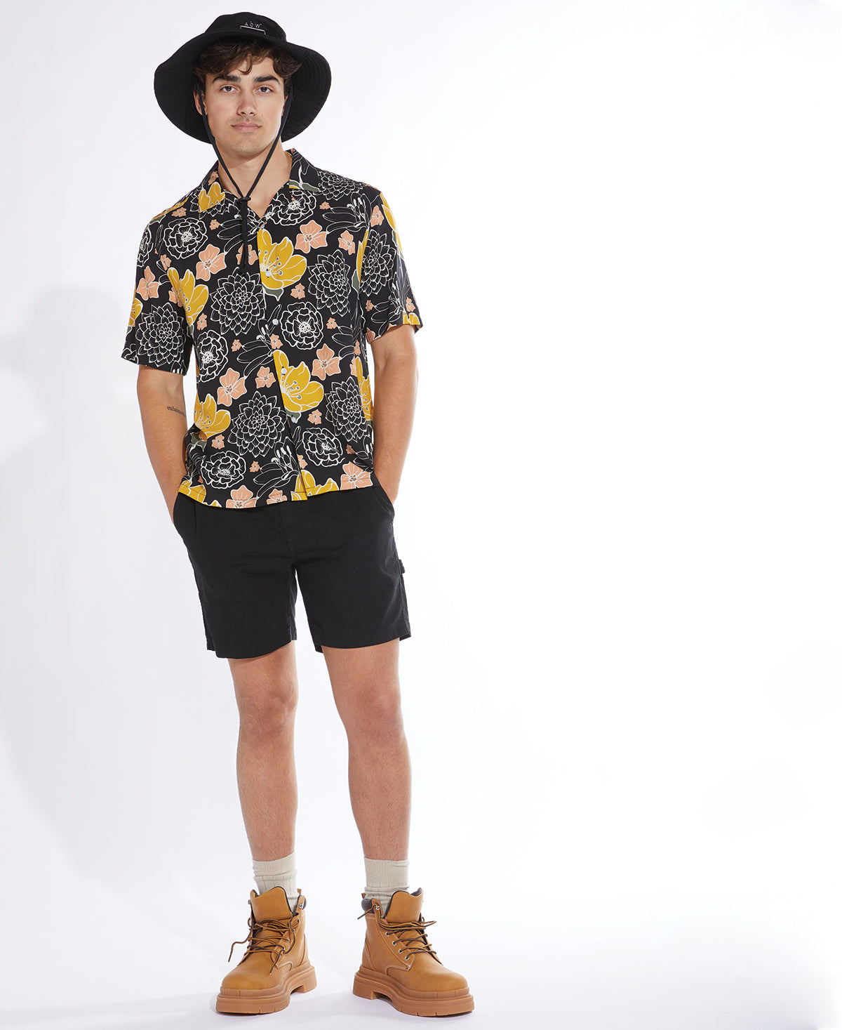 Wholesale,Civil Society, Civil Society Black Pull On Stretch Canvas Carpenter 7