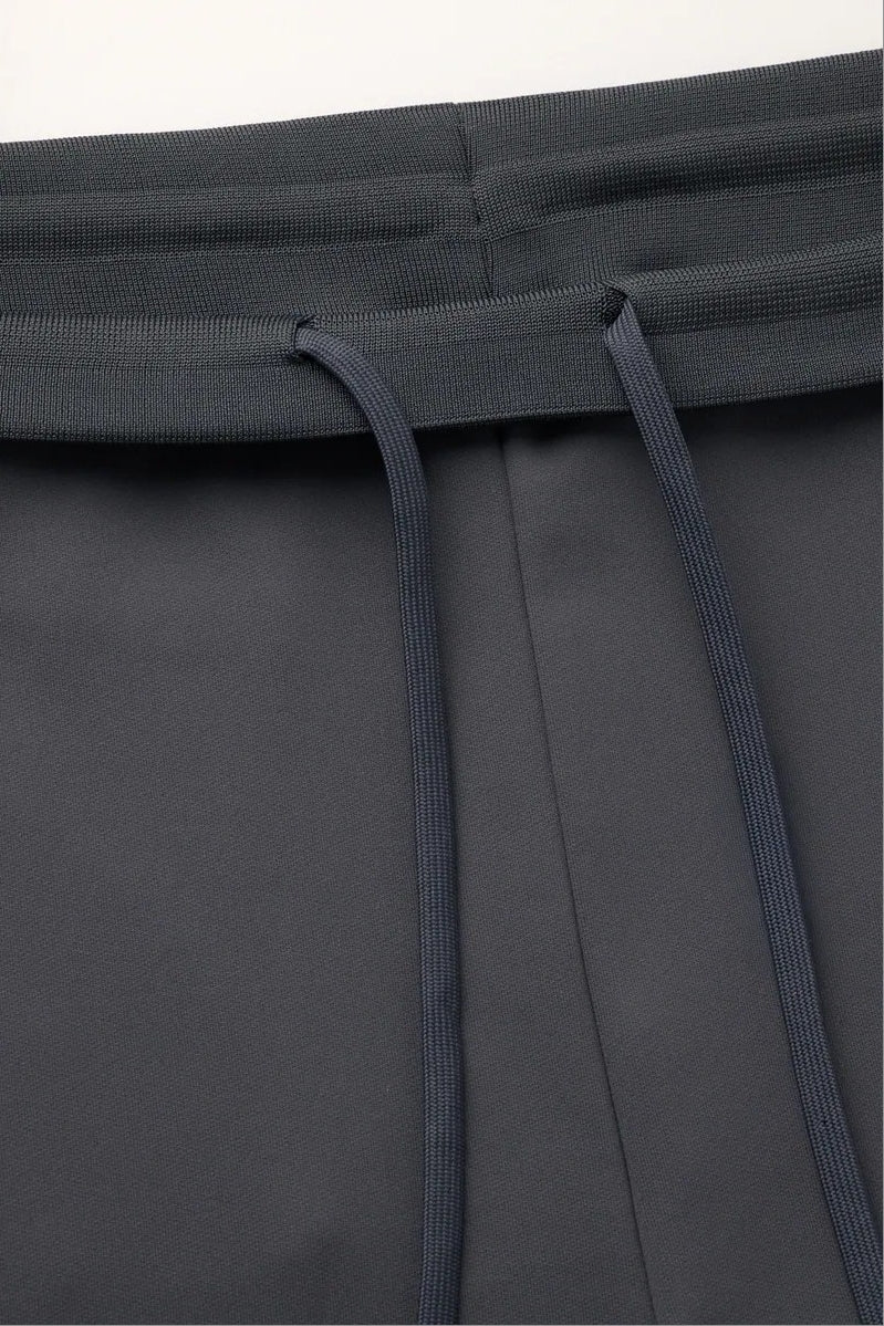 Direct From Brand,FYNE, FYNE Dark Grey Drawstring Performance Casual Pants, Grey, 34W-30L-TagL