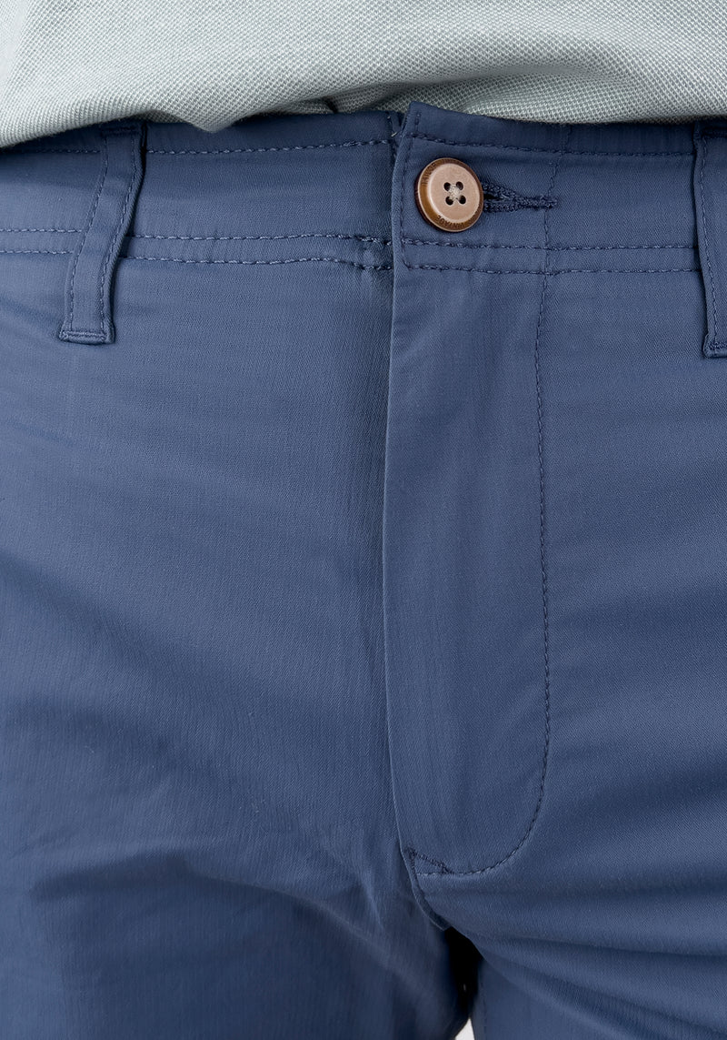 Brand Partner,Tailor Vintage, Tailor Vintage Indigo Airotec Slim Fit Cotton/Nylon Chino Pant, Blue, 30W-32L-Tag30
