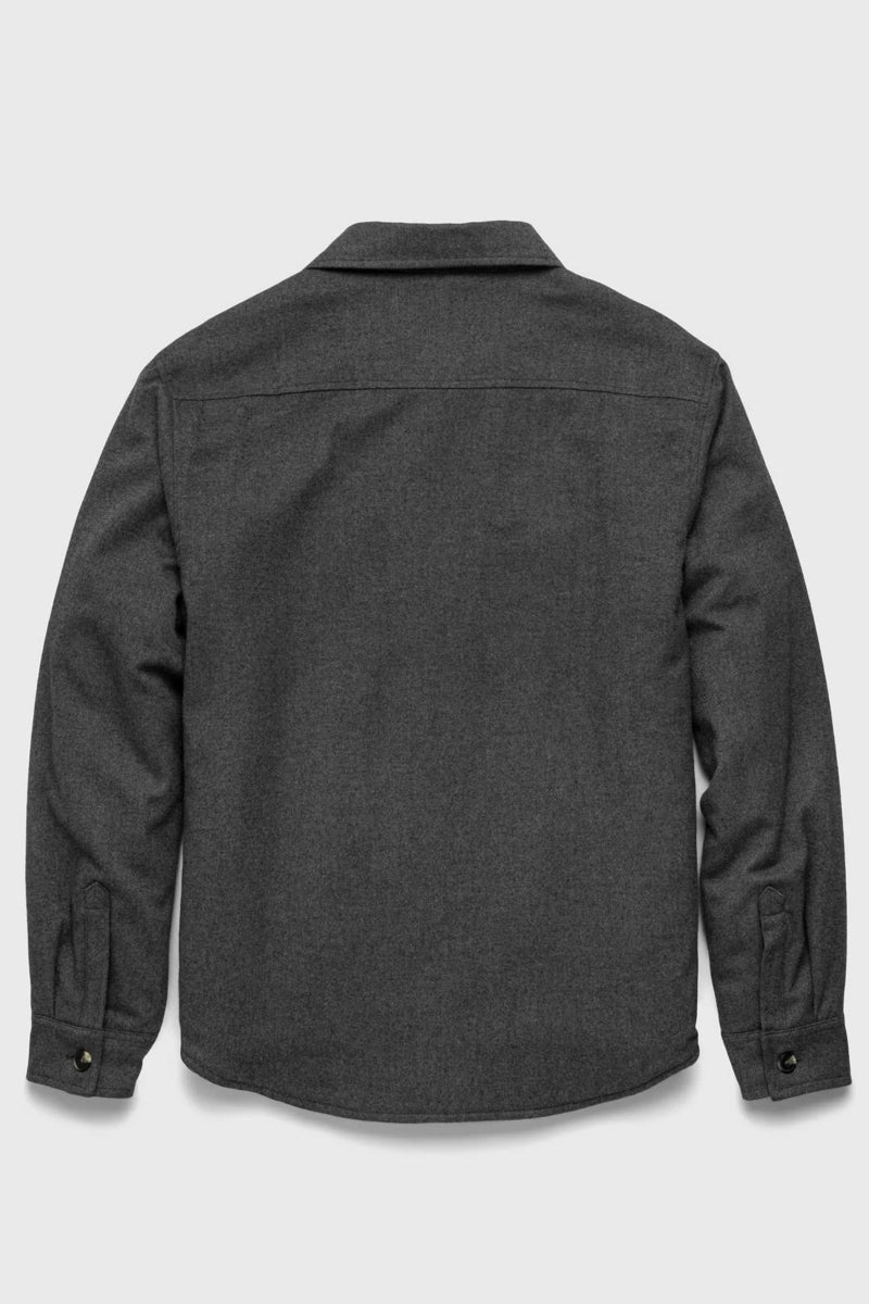 Wholesale,Surfside Supply, Surfside Supply Charcoal Heather Sherpa Lined Shacket, Grey, Large-48-TagL