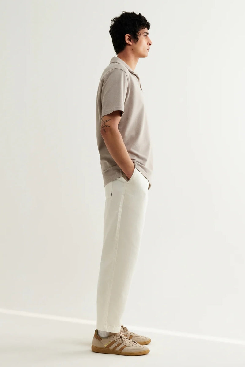 Wholesale,Wax London, Wax London Clay Textured Organic Cotton Polo, Tan, Medium-43-TagMLarge-45-TagLExtra Large-47-TagXL