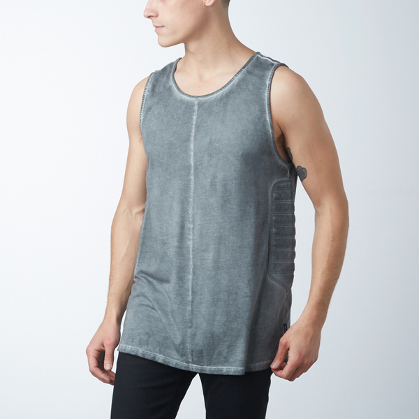 Reese De Luca Carbon Olive Jersey Tank Top