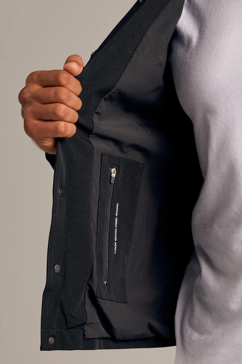 Faire,True Classic, True Classic Black Added Stretch Twill Jacket, Black, Medium-42-TagMLarge-45-TagLExtra Large-48-TagXLSmall-40-TagSExtra Extra Large-54-TagXXL