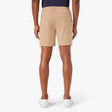 Mizzen + Main Khaki Active Stretch 7" Deck Short with Internal Drawstring