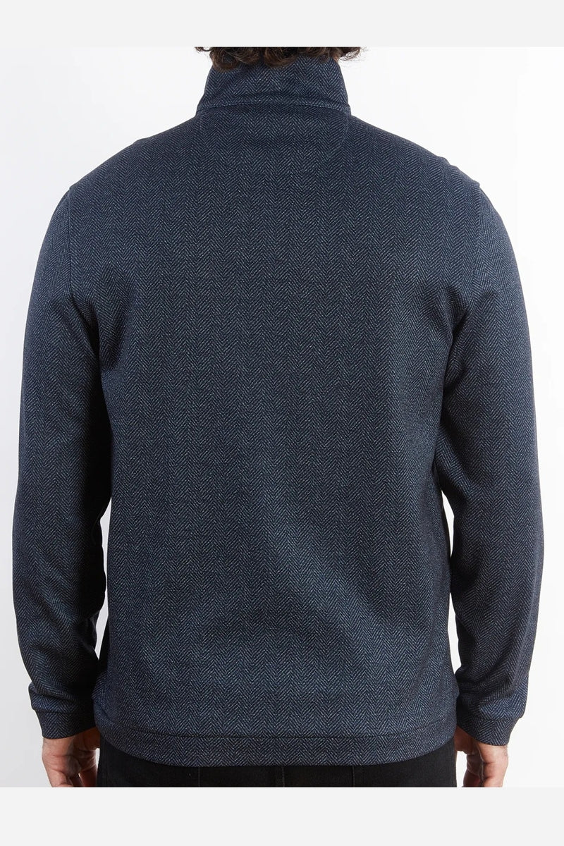 Wholesale,Nicoby Age of Wisdom, Nicoby Age of Wisdom Indigo 4 Button/Zipper Herringbone Knit Pullover, Blue, Large-46-TagL