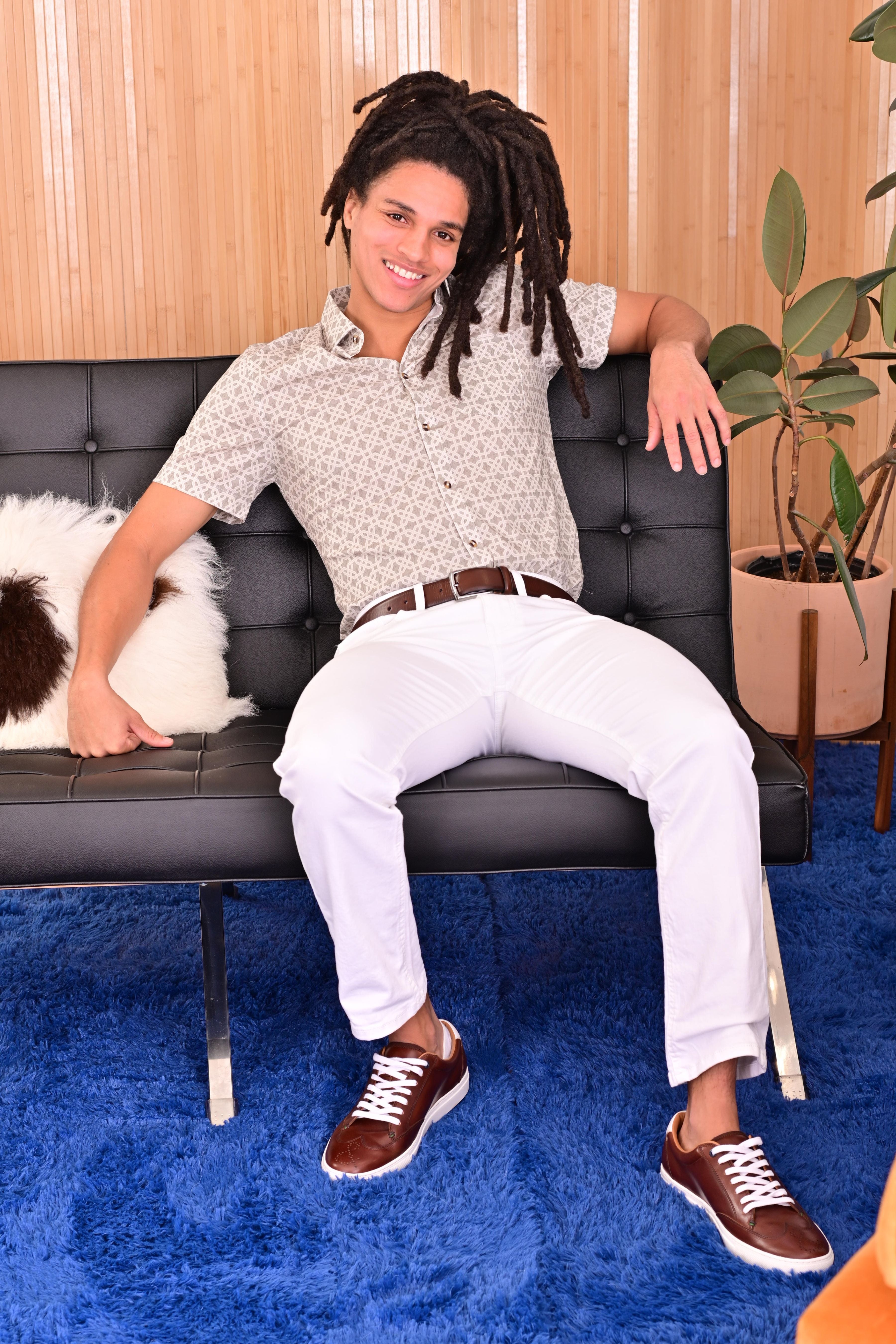 Wholesale,Paisley & Gray, Paisley & Gray Tan Geo Sawyer Shirt, Tan, Medium-41-TagMMedium-43-TagLLarge-46-TagXLSmall-38-TagSExtra Large-49-TagXXL