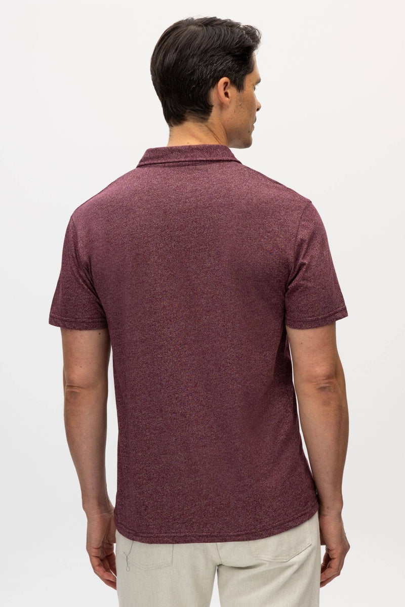 Faire,Julian & Mark, Julian & Mark Burgundy Short Sleeve Polo, Red, Extra Extra Large-52-TagXXL