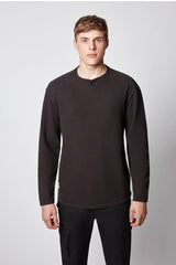 Projek Raw Black Long Sleeve Henley