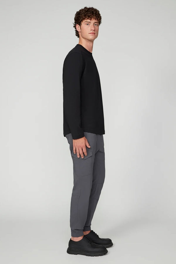 Projek Raw Black Noir Knit Crew Neck T-Shirt