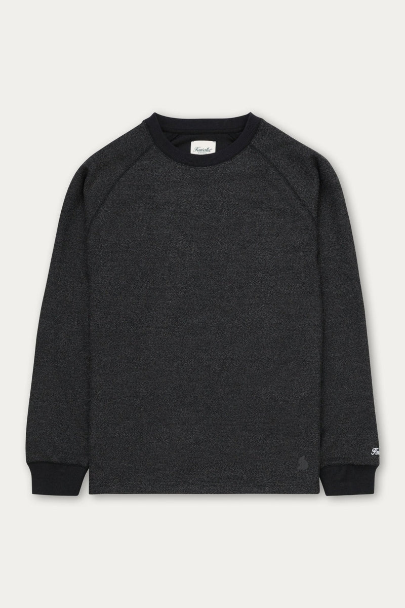 Wholesale,Kuwalla, Kuwalla Black Textured Marled Thermal Sweater, Black, Medium-45-TagM