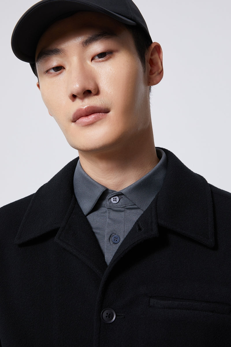 Direct From Brand,FYNE, FYNE Black Brushed Water-repellent Fleece Jacket, Black, Medium-44-TagMLarge-46-TagLExtra Large-48-TagXL