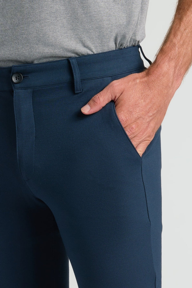 Wholesale,True Classic, True Classic Navy Ultra Stretch Knit Chino Pants, Blue, 32W-32L-Tag32