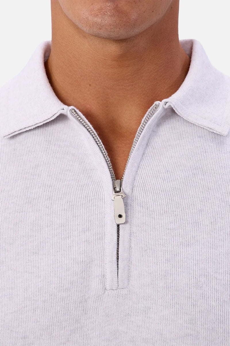 Wholesale,INDUSTRIE AUSTRALIA, INDUSTRIE AUSTRALIA Ice Grey Knit Qtr Zip, Grey, Extra Extra Large-54-TagXXL