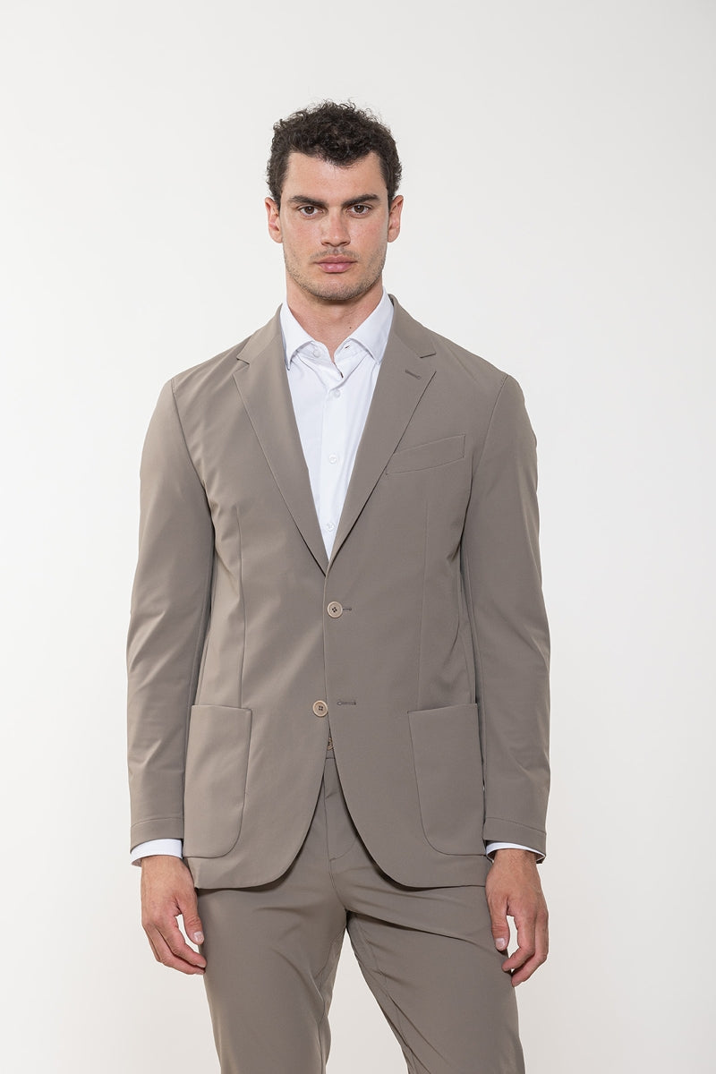 Wholesale,American Heritage, American Heritage Taupe 4-way Stretch Performance Blazer, Tan, Large-44-TagL